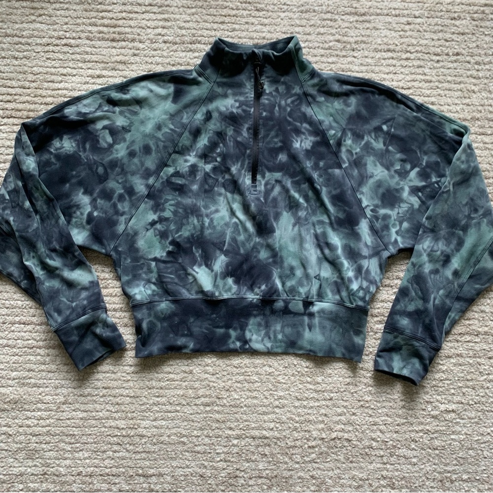 Lululemon Ready To Rulu Half Zip Pullover Diamond Dye Size 4